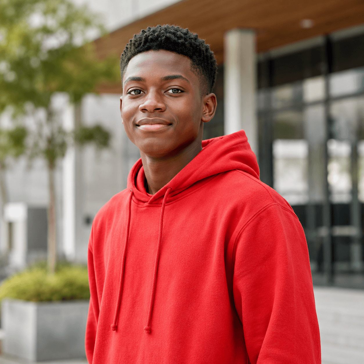 Teenage boy representing the Youth programme